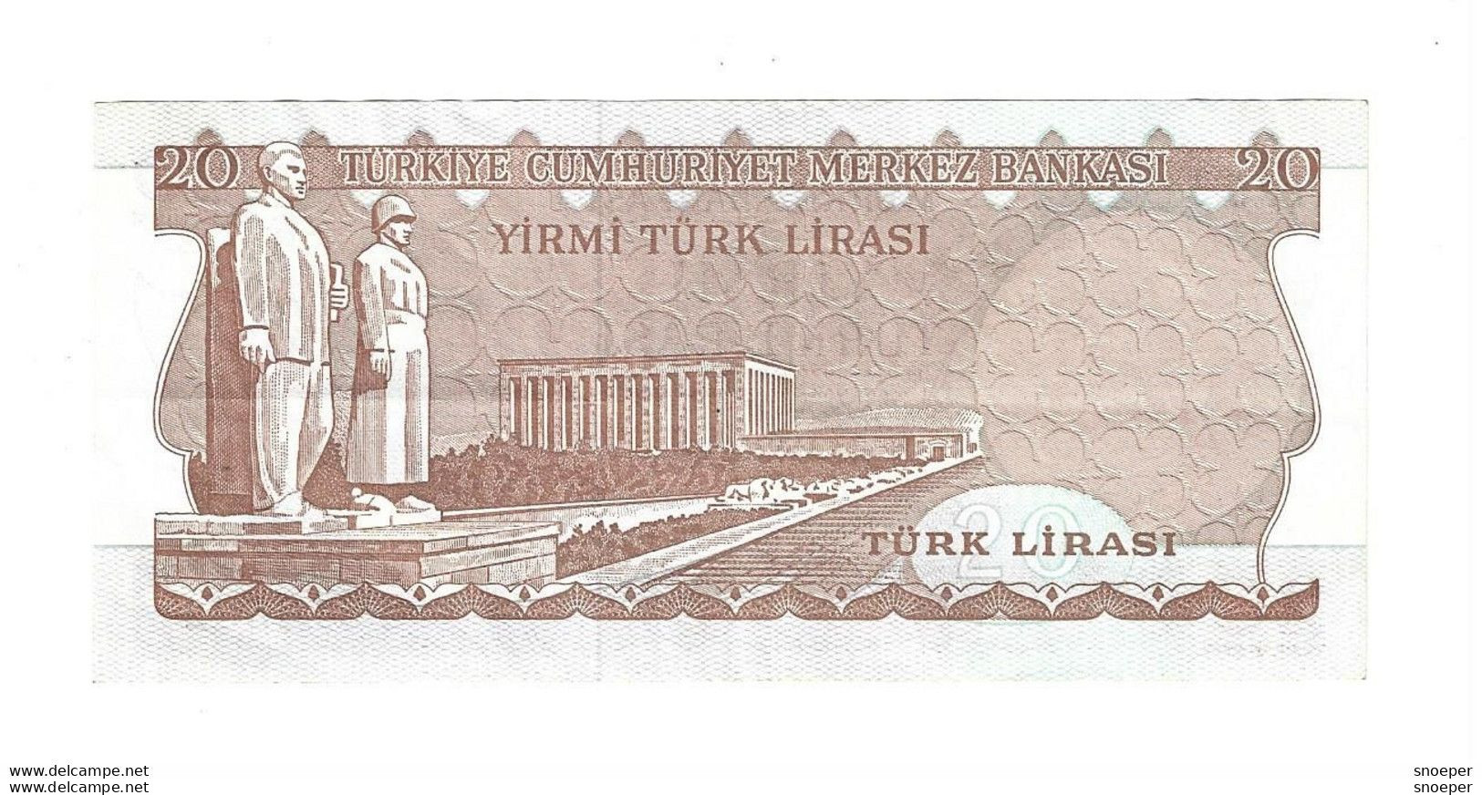 *turkey 20 Lira 1974  187b - Türkei