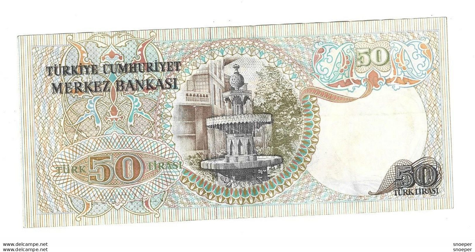 Turkey 50 Lira 1976  188 - Turkey