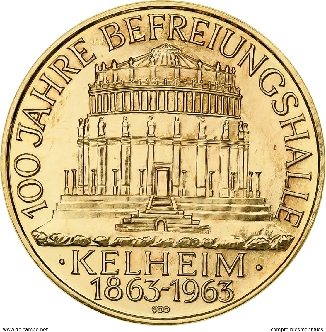 Allemagne, Médaille, Ludwig I Konig Von Bayern, 1963, Or, 100 Jahre - Sonstige & Ohne Zuordnung