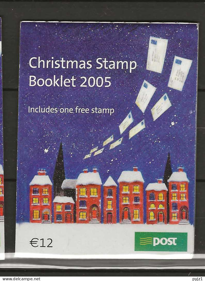2005 MNH  Ireland, Booklet  Christmas Postfris** - Postzegelboekjes