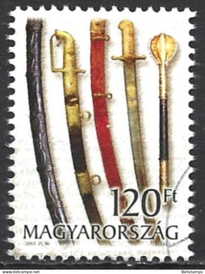 Hungary 2003. Scott #3845a (U) Swords And Scabbards - Gebraucht