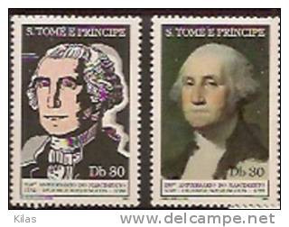 SAO TOME AND PRINCIPE 1982  George Washington MNH - George Washington