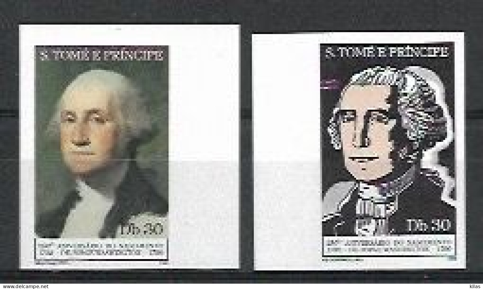 SAO TOME AND PRINCIPE 1982   George Washington Imperforated MNH - George Washington