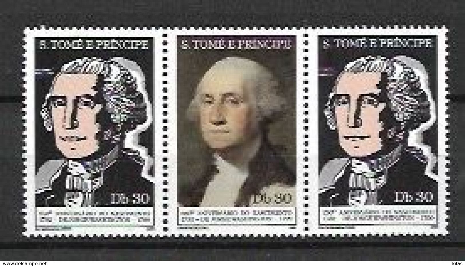 SAO TOME AND PRINCIPE 1982   George Washington  MNH - George Washington