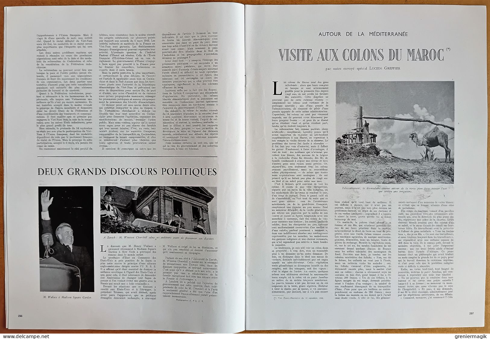 France Illustration N°52 28/09/1946 Accord Franco-vietnamien/Maroc/Sérapéum D'Alexandrie/Jacquinot De Besange/Poulbot - General Issues