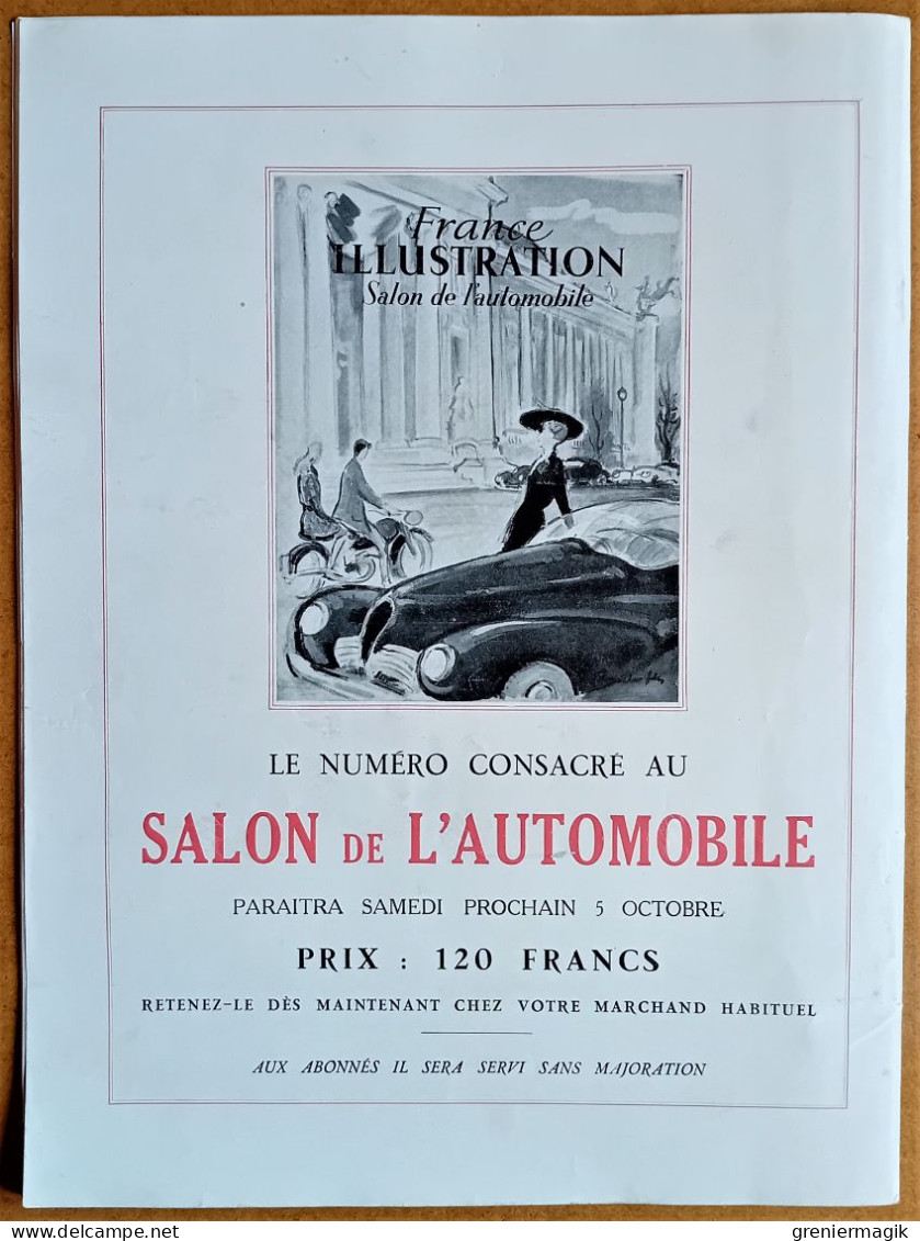 France Illustration N°52 28/09/1946 Accord franco-vietnamien/Maroc/Sérapéum d'Alexandrie/Jacquinot de Besange/Poulbot
