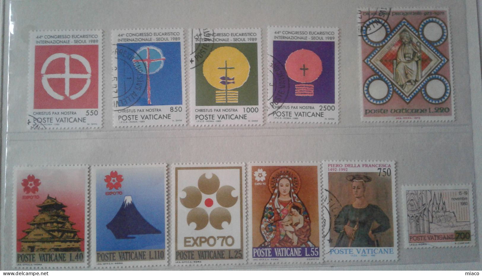 L02 Vaticano - LOTTO Francobolli Usati - Collections