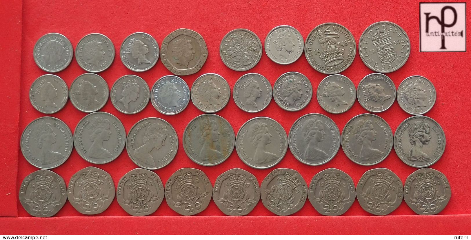 GREAT BRITAIN  - LOT - 35 COINS - 2 SCANS  - (Nº58005) - Colecciones Y Lotes