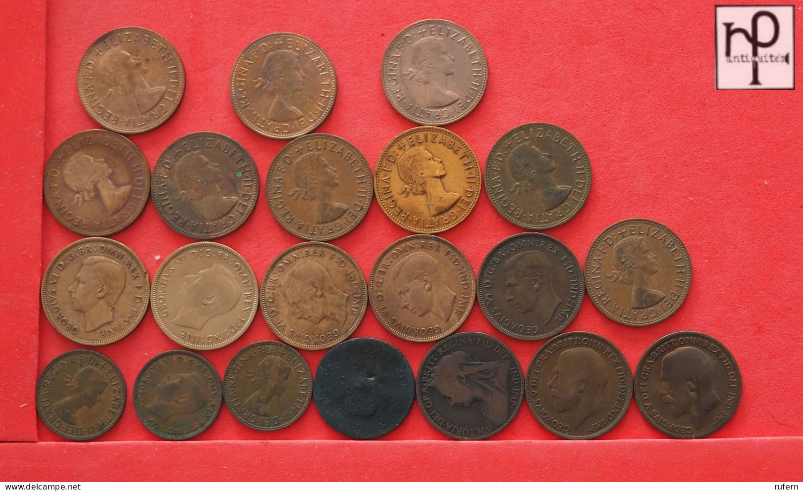 GREAT BRITAIN  - LOT - 21 COINS - 2 SCANS  - (Nº58006) - Sammlungen & Sammellose