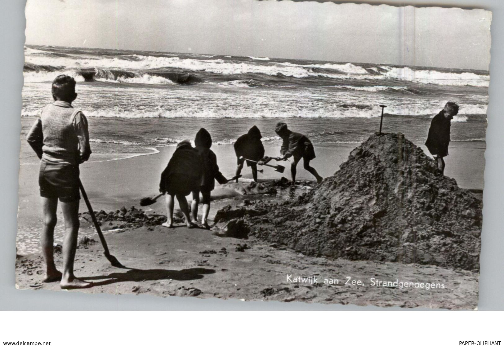 ZUID-HOLLAND - KATWIJK, Kinderen, Strandgenoegens - Katwijk (aan Zee)