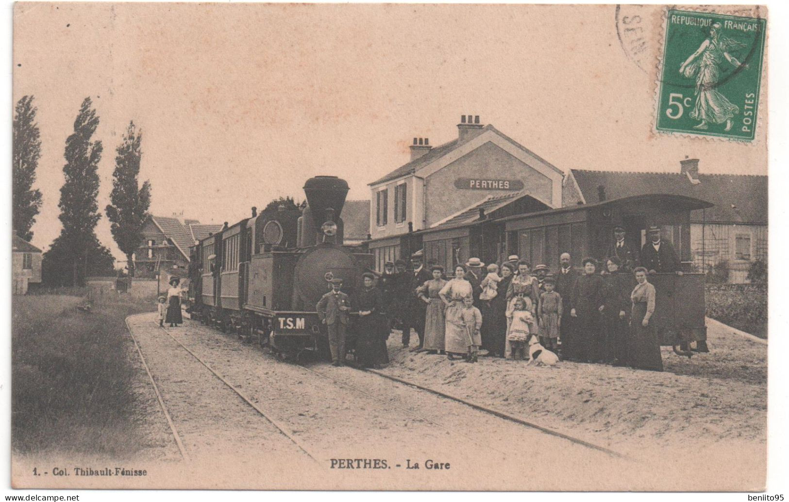 CPA De PERTHES - La Gare. - Perthes