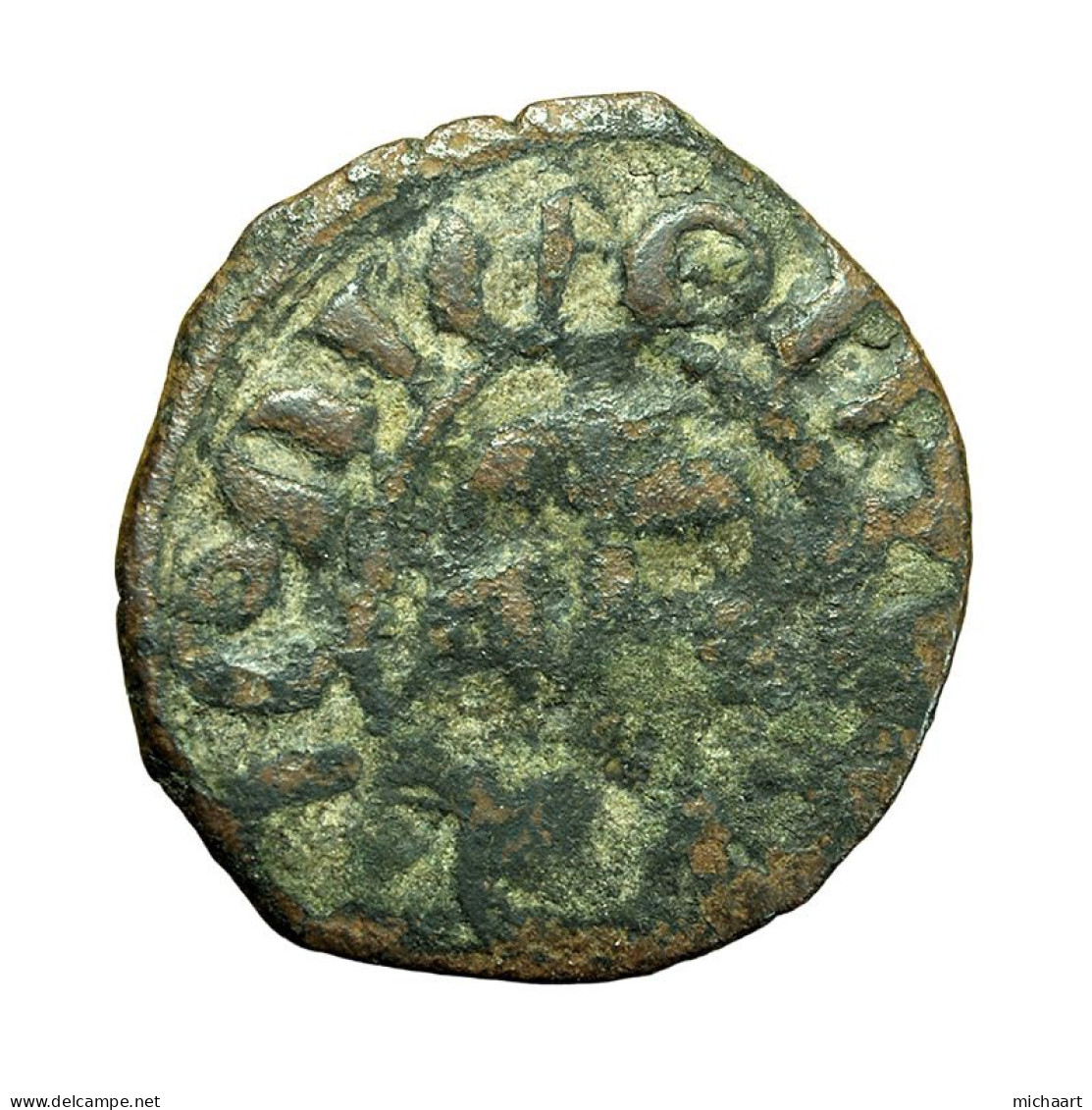 Cilician Armenia Medieval Coin Levon IV Pogh 19mm King / Cross 04363 - Armenien