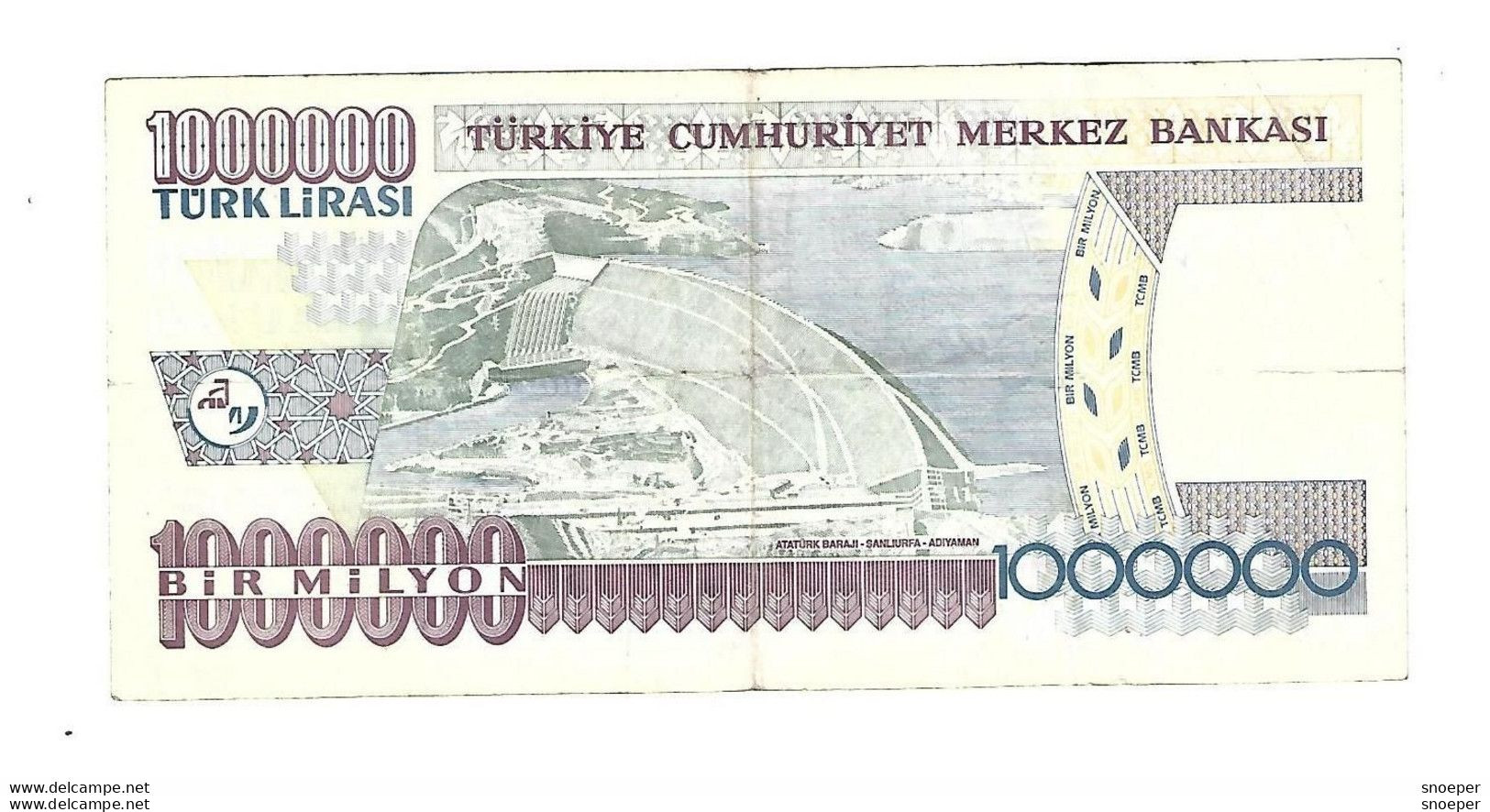 *turkey 1000000 Lira 2002  213 - Turkey