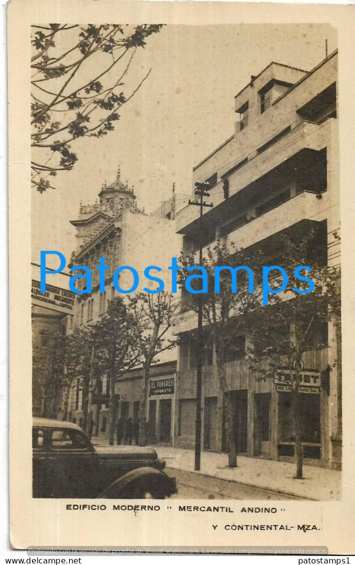 223038 ARGENTINA MENDOZA EDIFICIO MODERNO MERCANTIL ANDINO Y CONTINENTAL POSTAL POSTCARD - Argentine