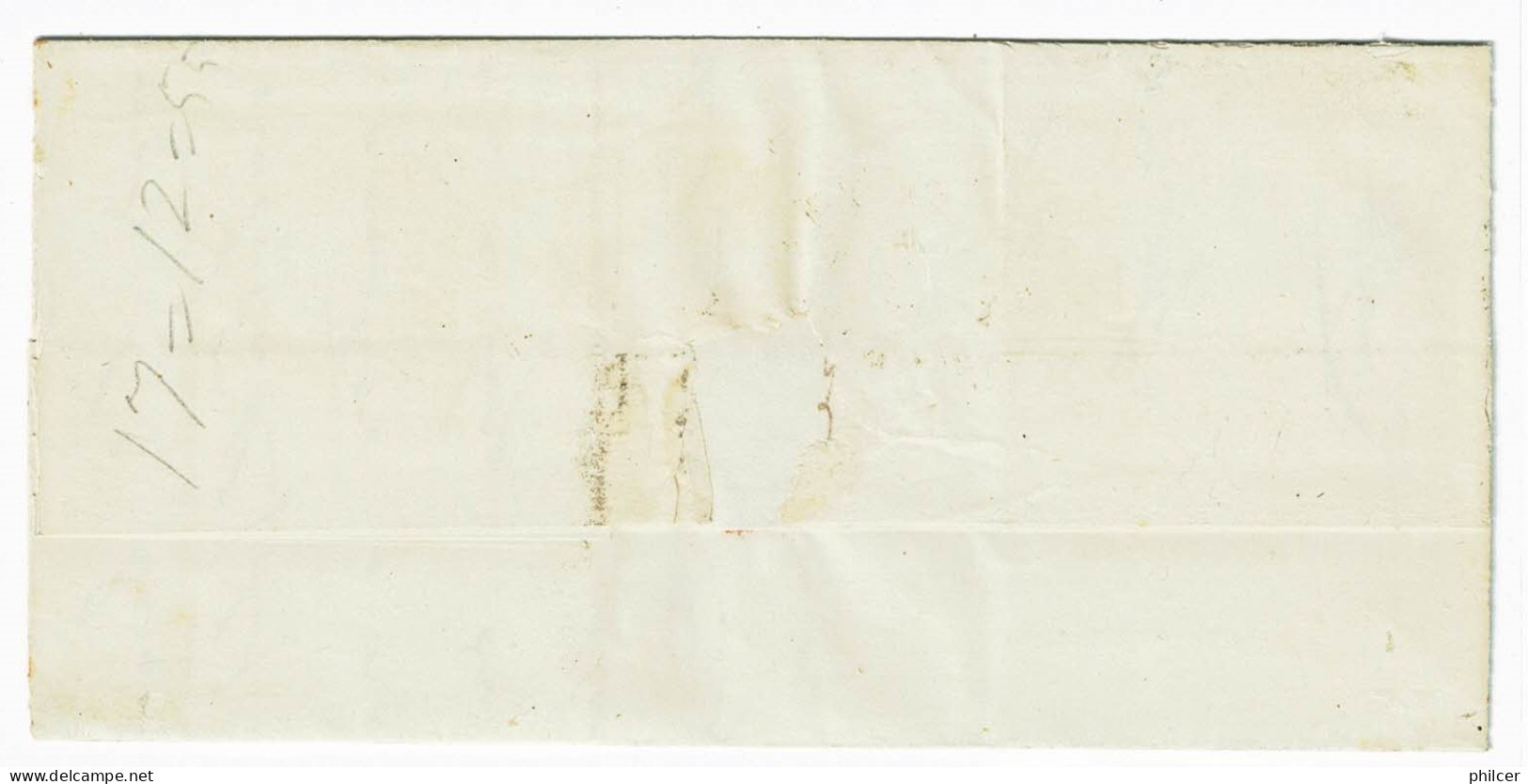 Portugal, 1855, # 7, Para Vila Ranca De Xira - Briefe U. Dokumente