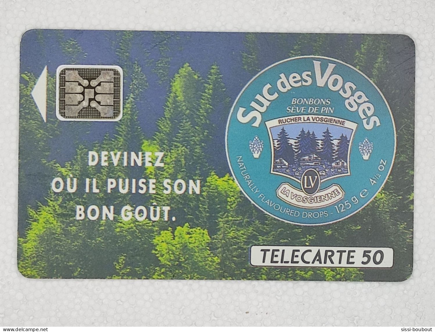 Télécarte - Suc Des Vosges - LA VOSGIENNE - Lebensmittel
