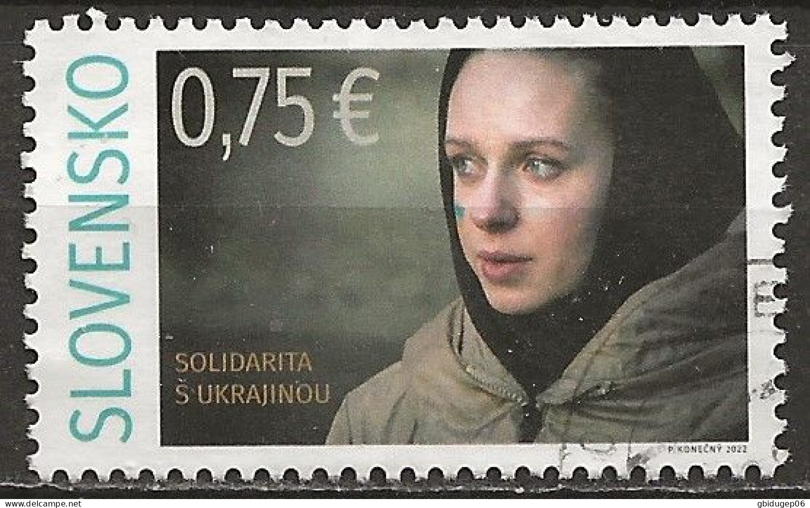 YT N° 858 - Oblitéré - Solidarité Avec L'Ukraine - Used Stamps