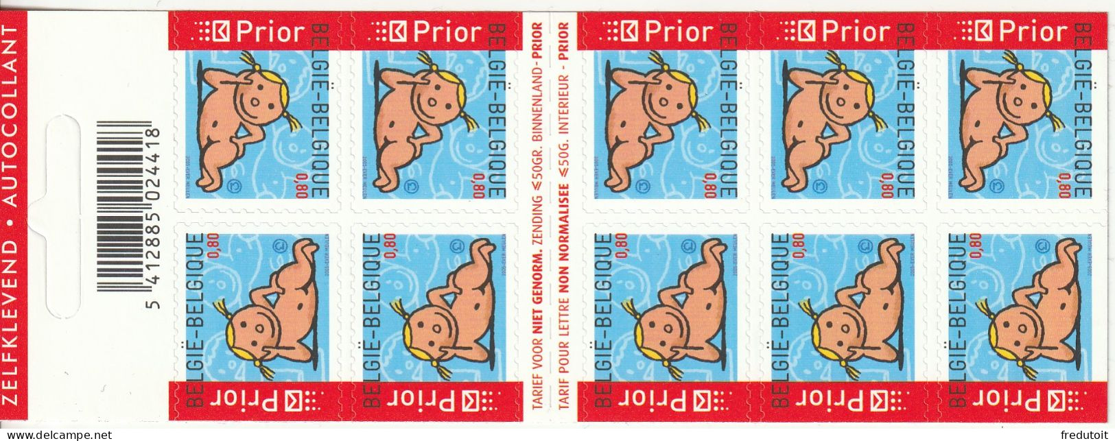 BELGIQUE - CARNET N°C3386 ** (2005) Timbres Pour Naissances - 1953-2006 Modernos [B]