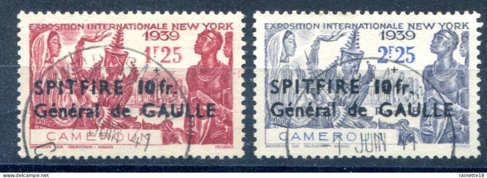 Cameroun        245/246 Oblitérés  Spitfire - Used Stamps