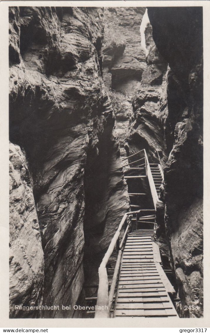 E2907) RAGGERSCHLUCHT Bei  Obervellach - Kärnten - Schöne Alte S/W FOTO AK 1933 - Obervellach