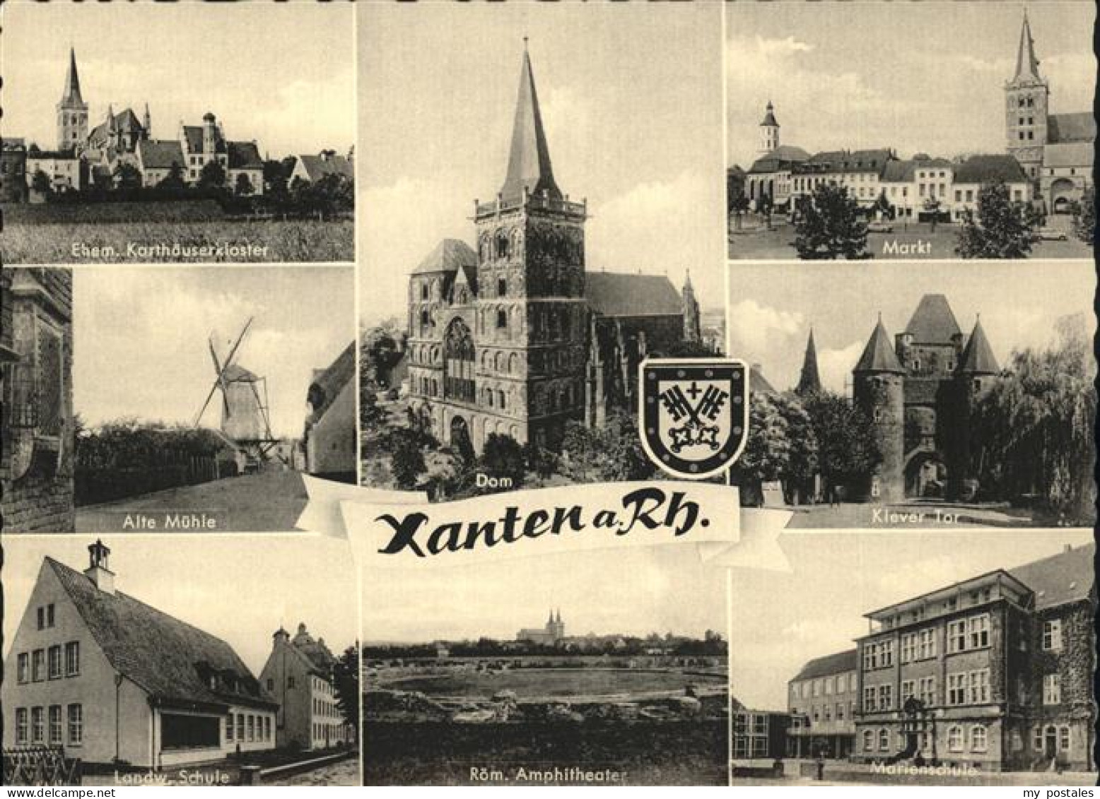 41527441 Xanten Markt Alte Muehle Klever Tor Dom Xanten - Xanten