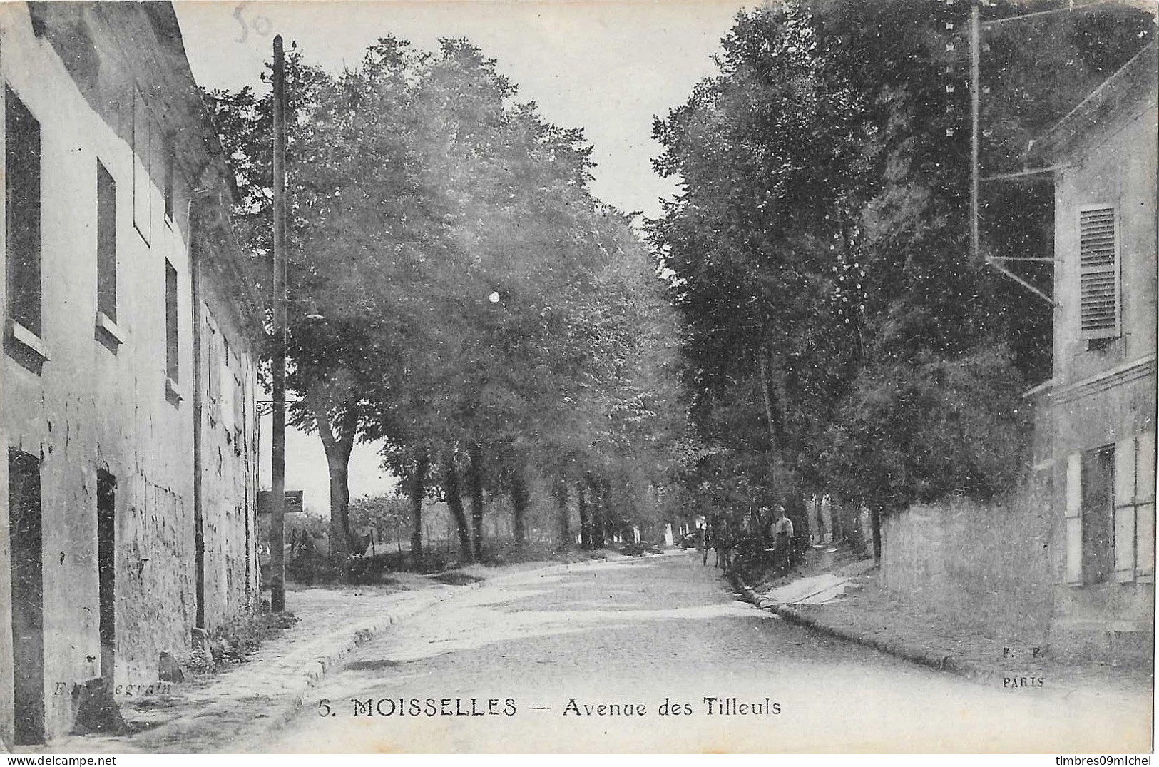 CPA Moisselles Avenue Ds Tilleuls - Moisselles