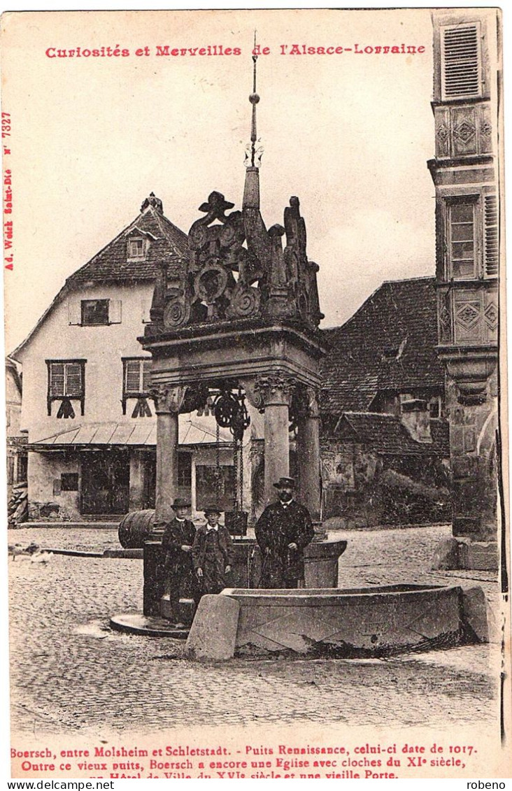 67 BOERSCH Le PUITS RENAISSANCE De 1017 Dans La Vallée De L'EHN - Golbey