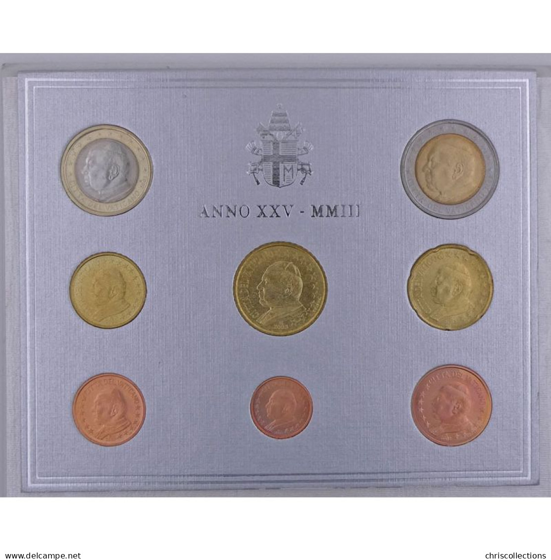Euro, Vatican, Coffret Brillant Universel 2003 - Vatican