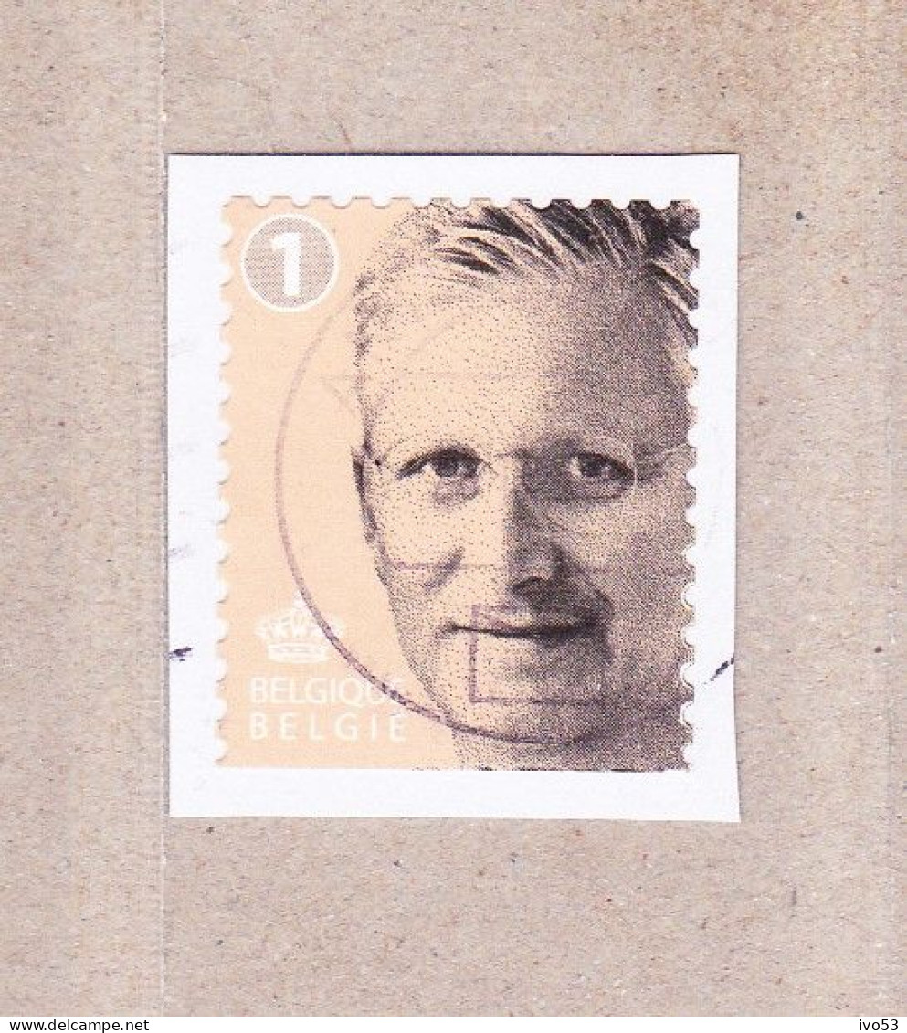 2019 Nr 4841a Onder Ongetand,gestempeld Op Fragment.Koning Filip I. - Oblitérés