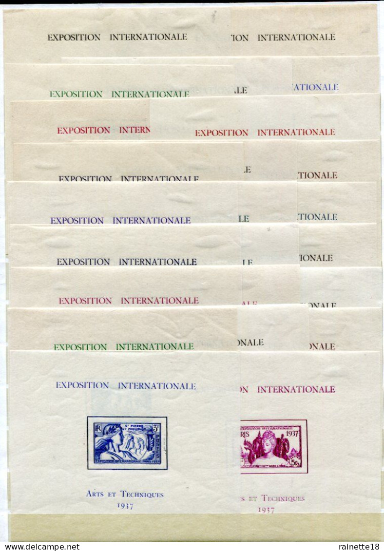 24 Feuillets * Série Complète Arts Et Techniques Exposition Internationale - 1937 Exposition Internationale De Paris