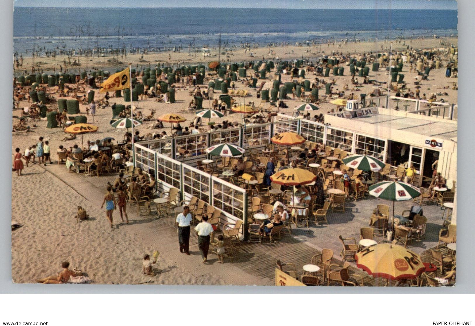 NOORD - HOLLAND - ZANDVOORT, Strand, Strandbedrijf, 1960 - Zandvoort