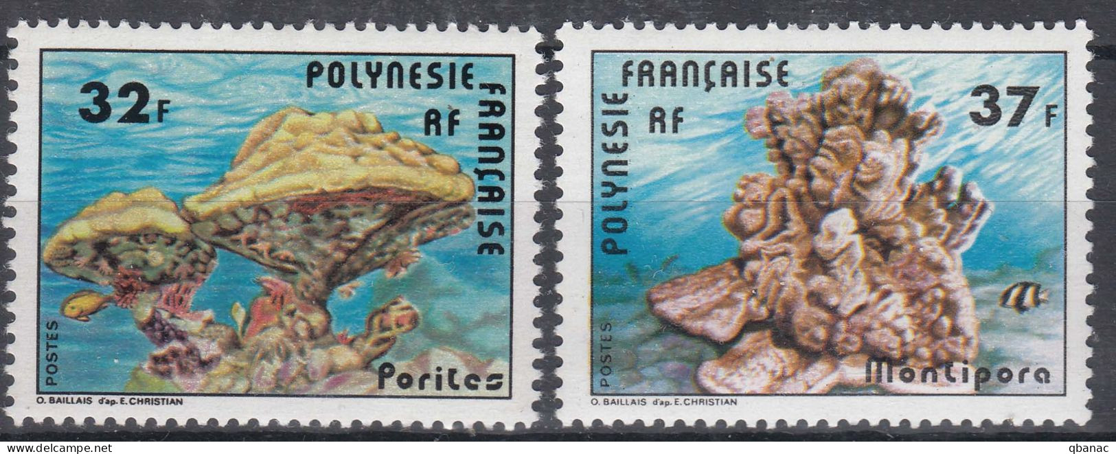 French Polynesia Polinesie 1979 Mi#276-277 Mint Never Hinged - Unused Stamps