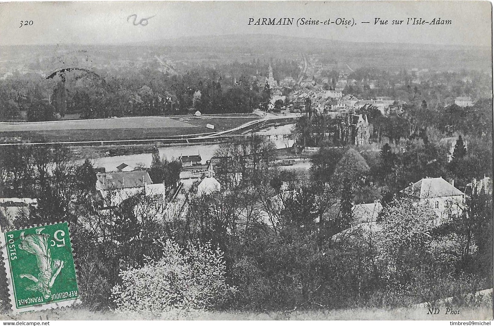 CPA Parmain Vue Du L'Isle Adam - Parmain