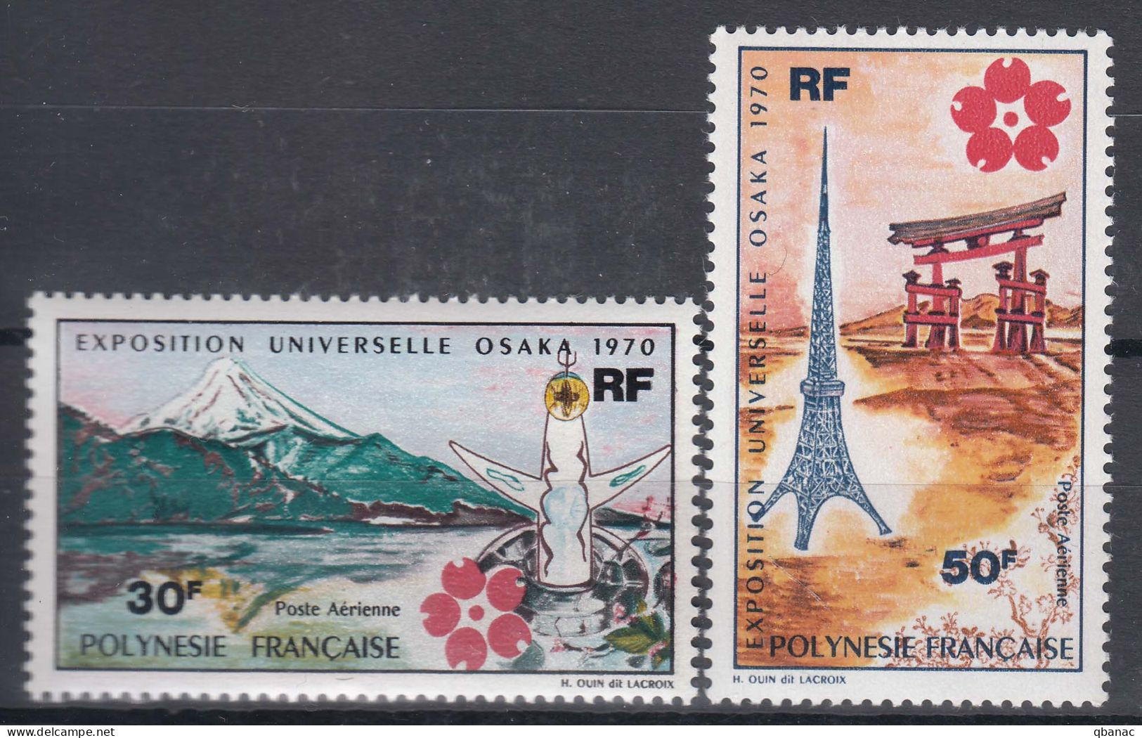 French Polynesia Polinesie 1970 Mi#113-114 Mint Never Hinged - Unused Stamps