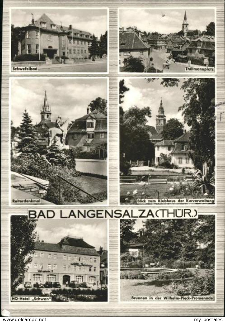 41526775 Bad Langensalza Schwefelbad U.Thaelmannplatz Bad Langensalza - Bad Langensalza