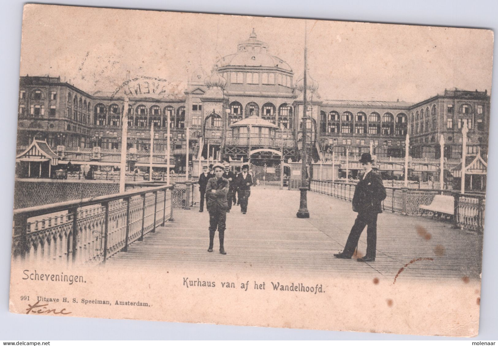 Postkaarten > Europa > Nederland > Zuid-Holland > Scheveningen  Kurhaus Gebruikt 1908 (15003) - Scheveningen