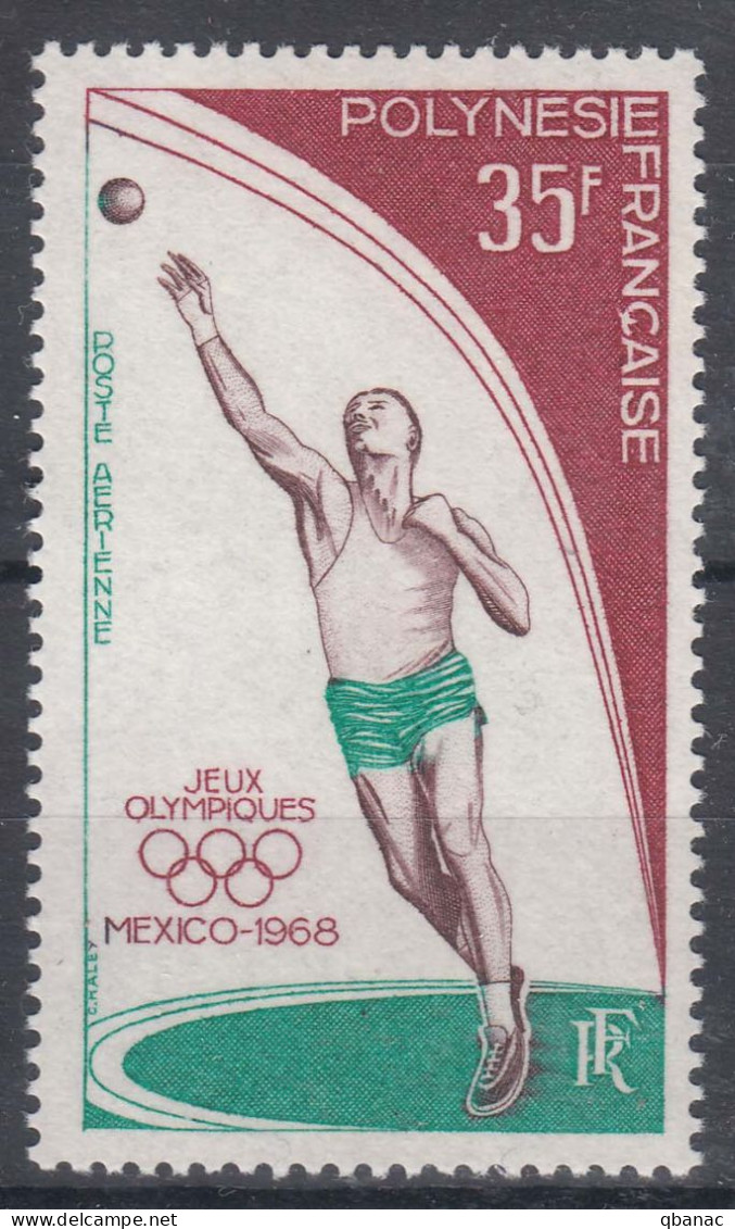 French Polynesia Polinesie 1968 Sport Olympic Games Mi#82 Mint Never Hinged - Nuevos