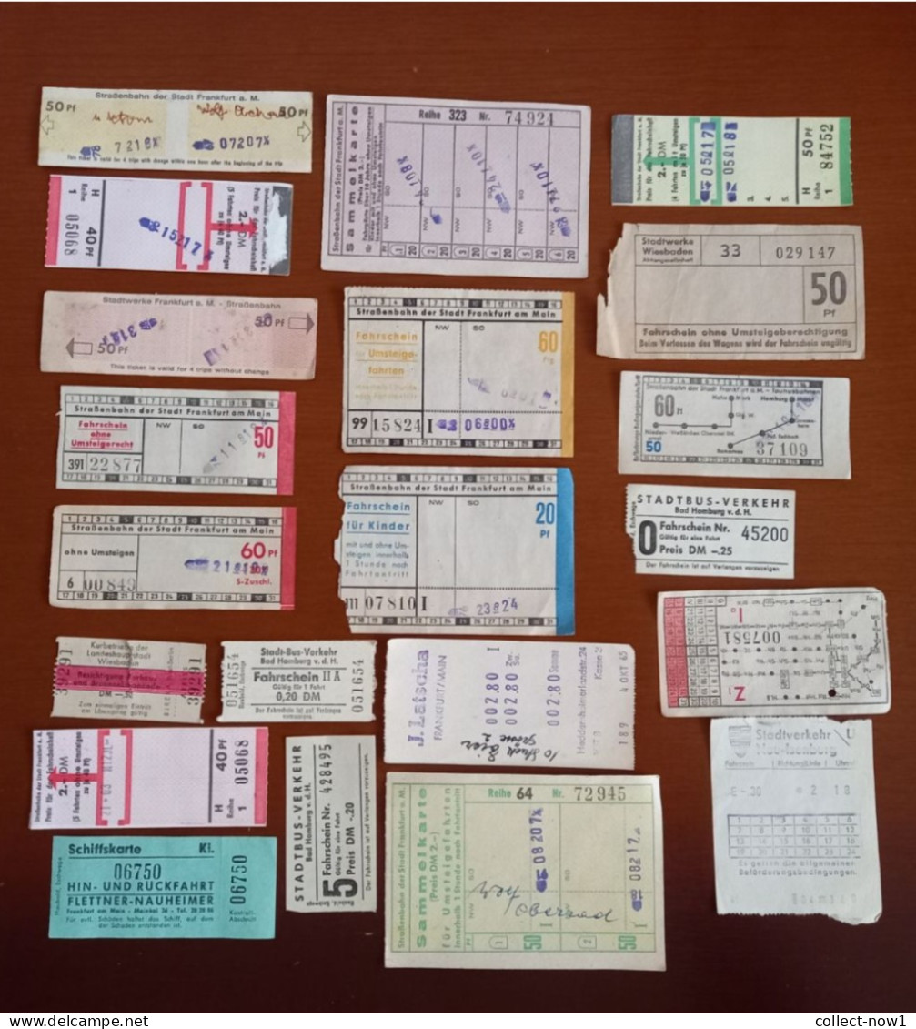 #49  LOT 21   Tram Tickets - Europa