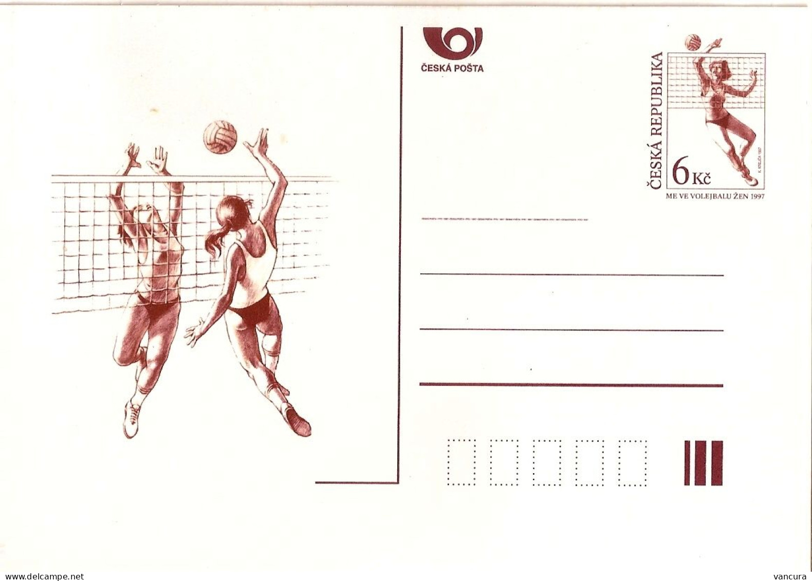 CDV 27 Czech Republic - European Championship 1997 - Pallavolo