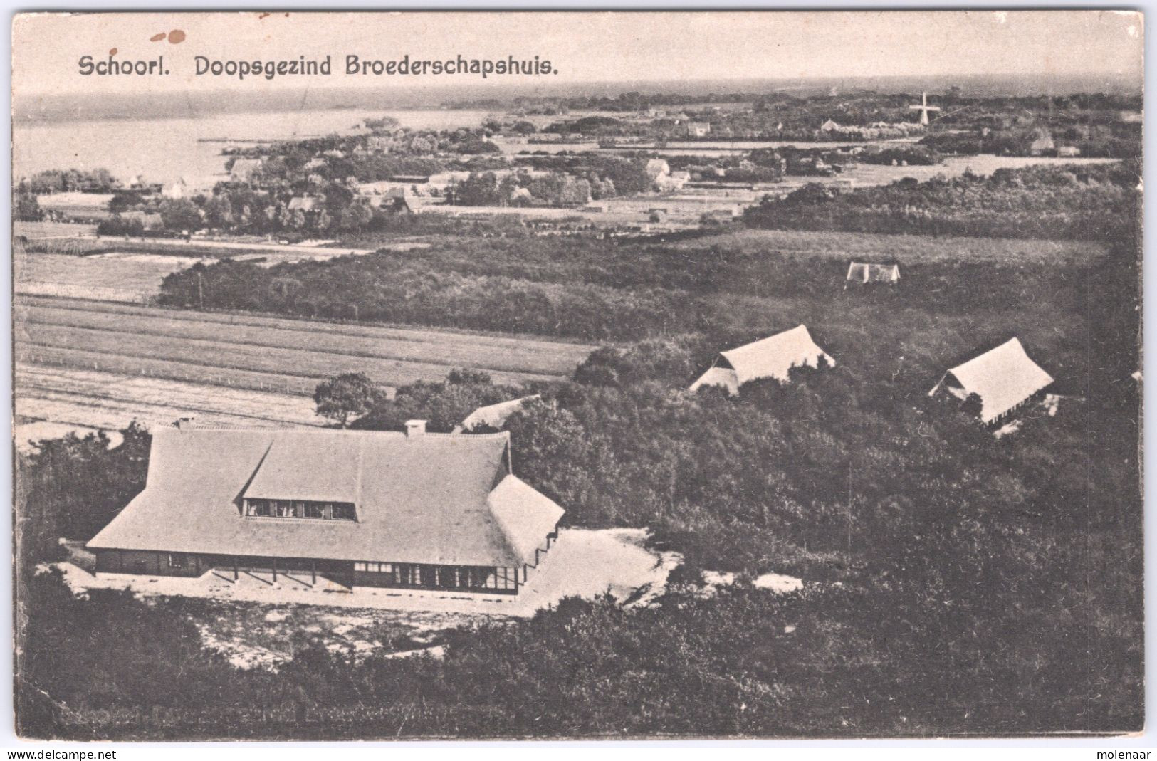 Postkaarten > Europa > Nederland > Noord-Holland > Schoorl  Doopsgezind Broederschapshuis Gebruikt 1935 ((15007) - Schoorl