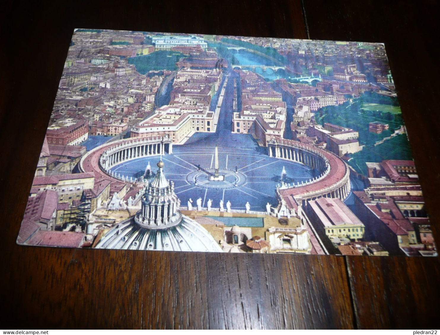 CARTE POSTALE MODERNE CPM ITALIE ROME ROMA VATICAN PLACE ST. PIERRE PIAZZA S. PIETRO ECRITE AVEC TIMBRE 1973 - San Pietro