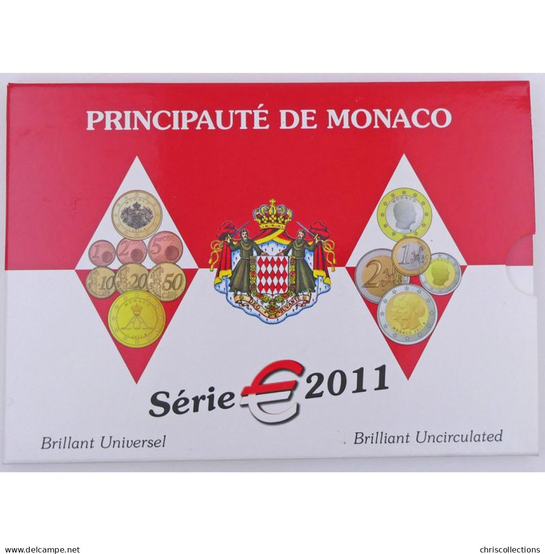 Euro, Monaco, Albert II, Coffret Brillant Universel 2011 - Monaco