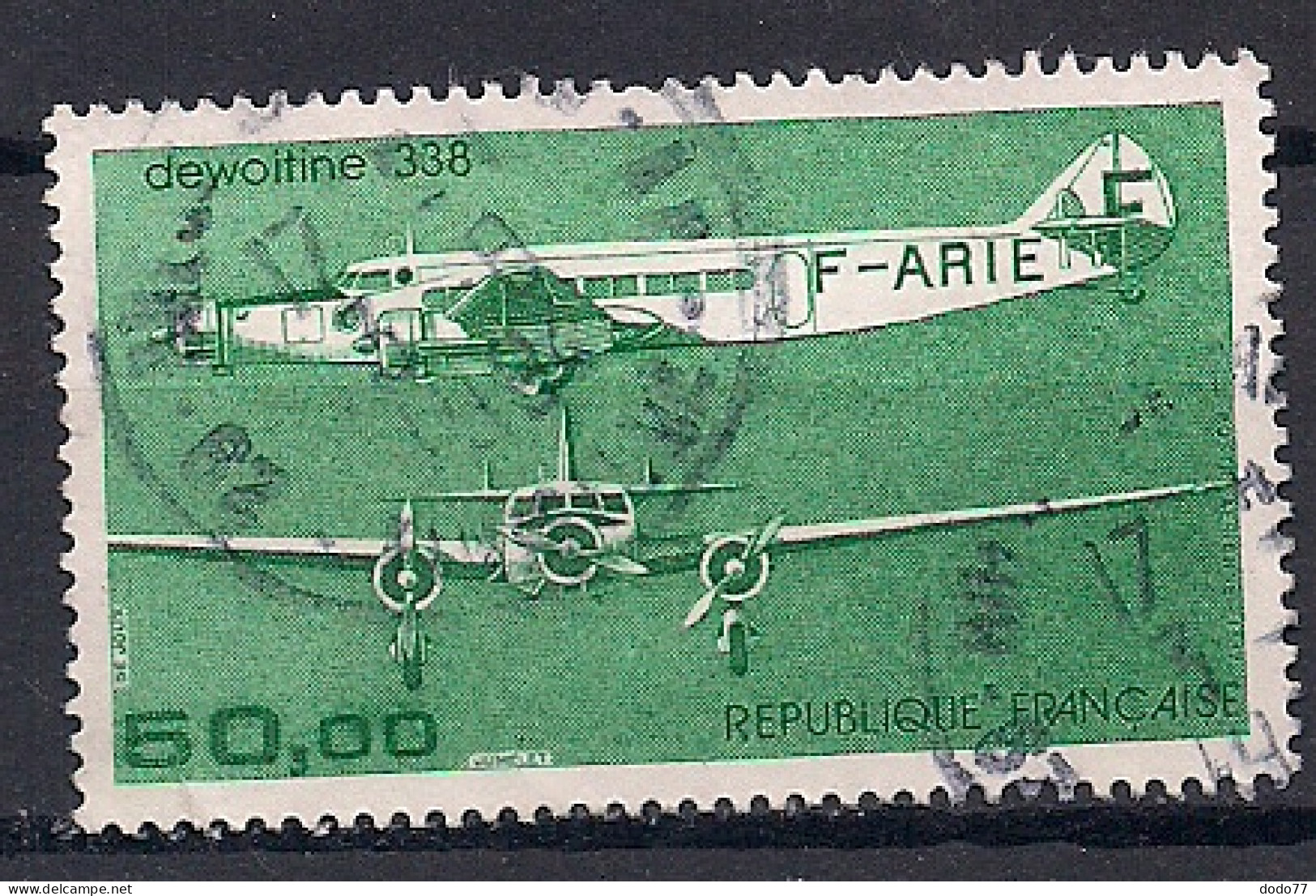 FRANCE   POSTE  AERIENNE    N°    60   OBLITERE - 1960-.... Used