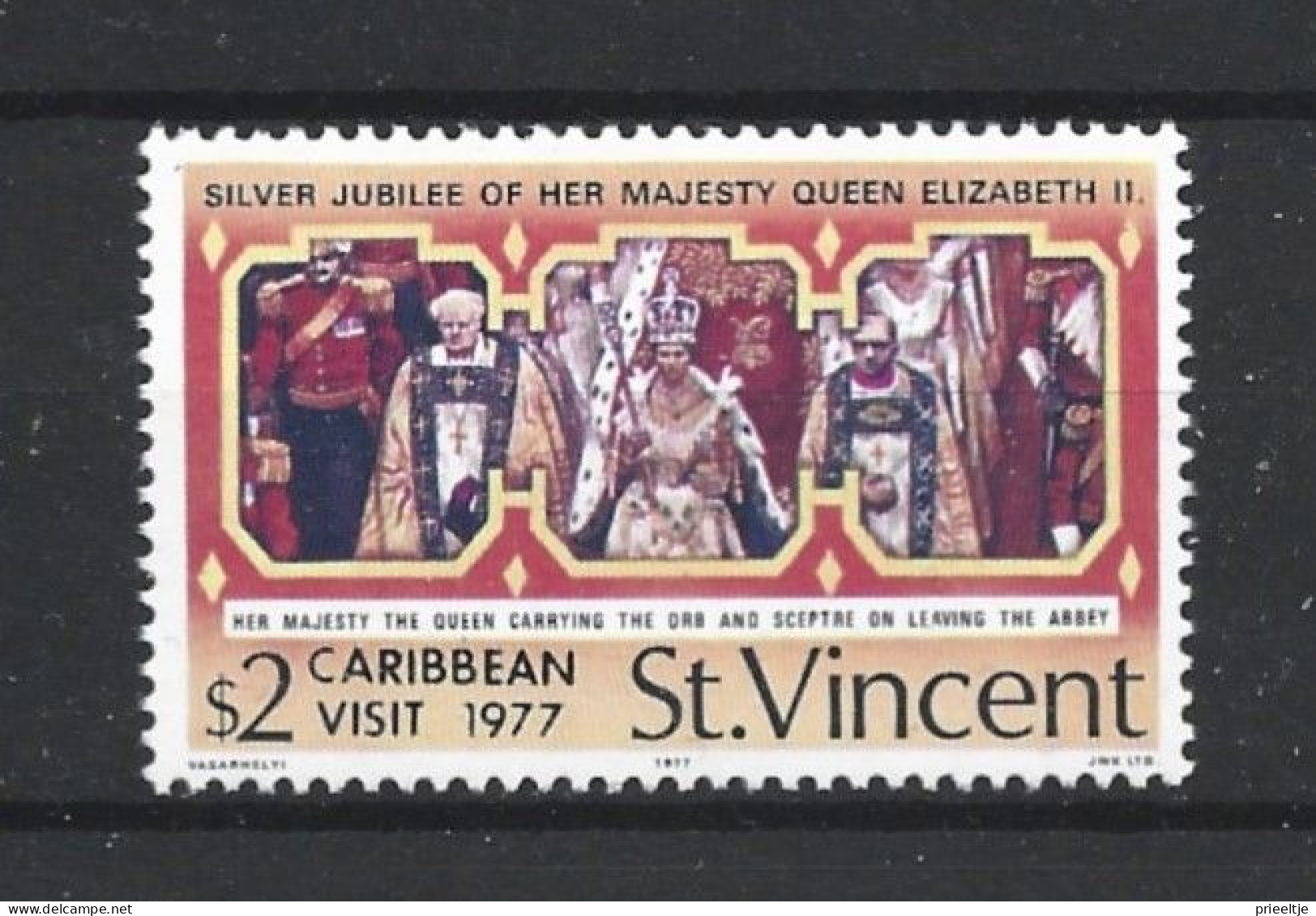 St Vincent 1977 Caribbean Visit Y.T. 495 ** - St.Vincent (...-1979)