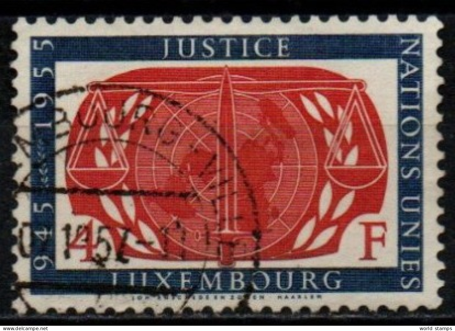 LUXEMBOURG 1955 O - Used Stamps