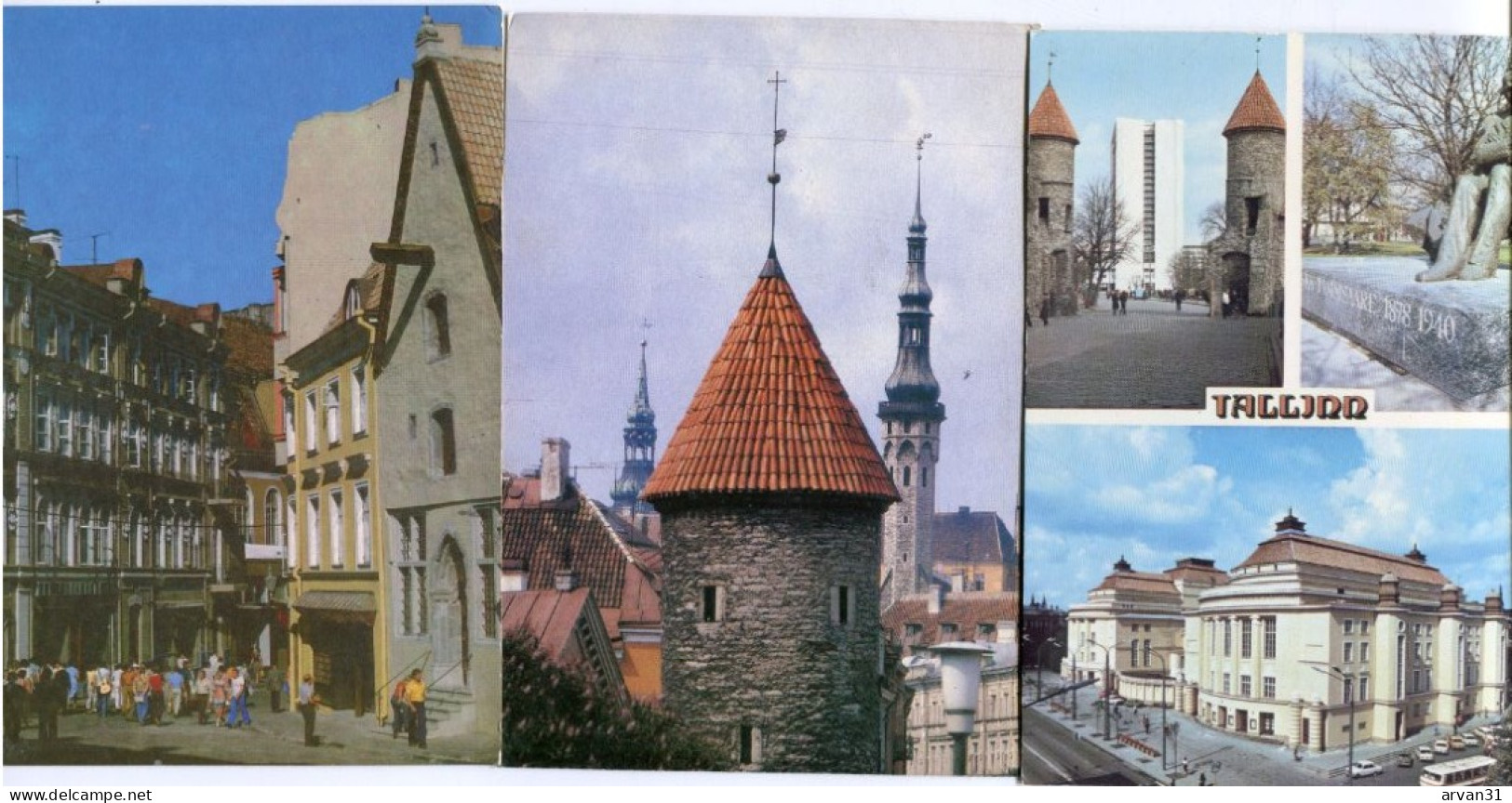 ESTONIE - TALLINN - LOT De 3 CPSM  - - Estonie