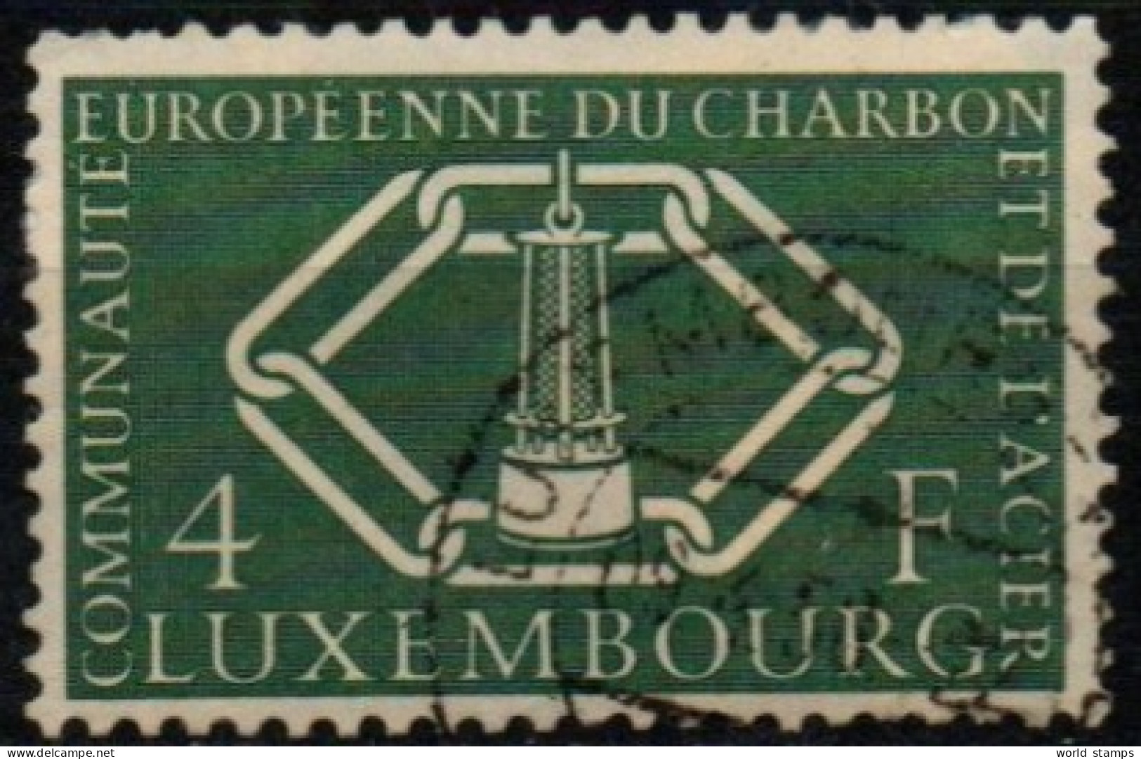 LUXEMBOURG 1956 O - Used Stamps