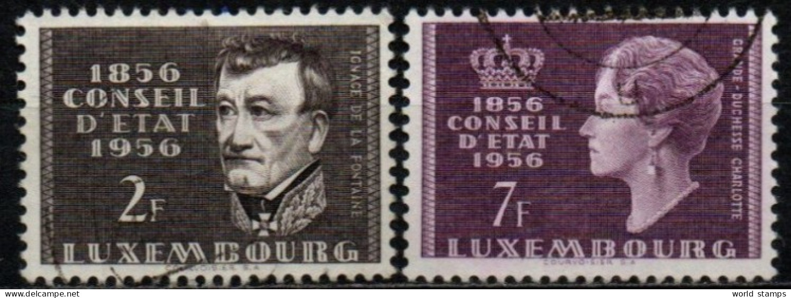 LUXEMBOURG 1956 O - Used Stamps