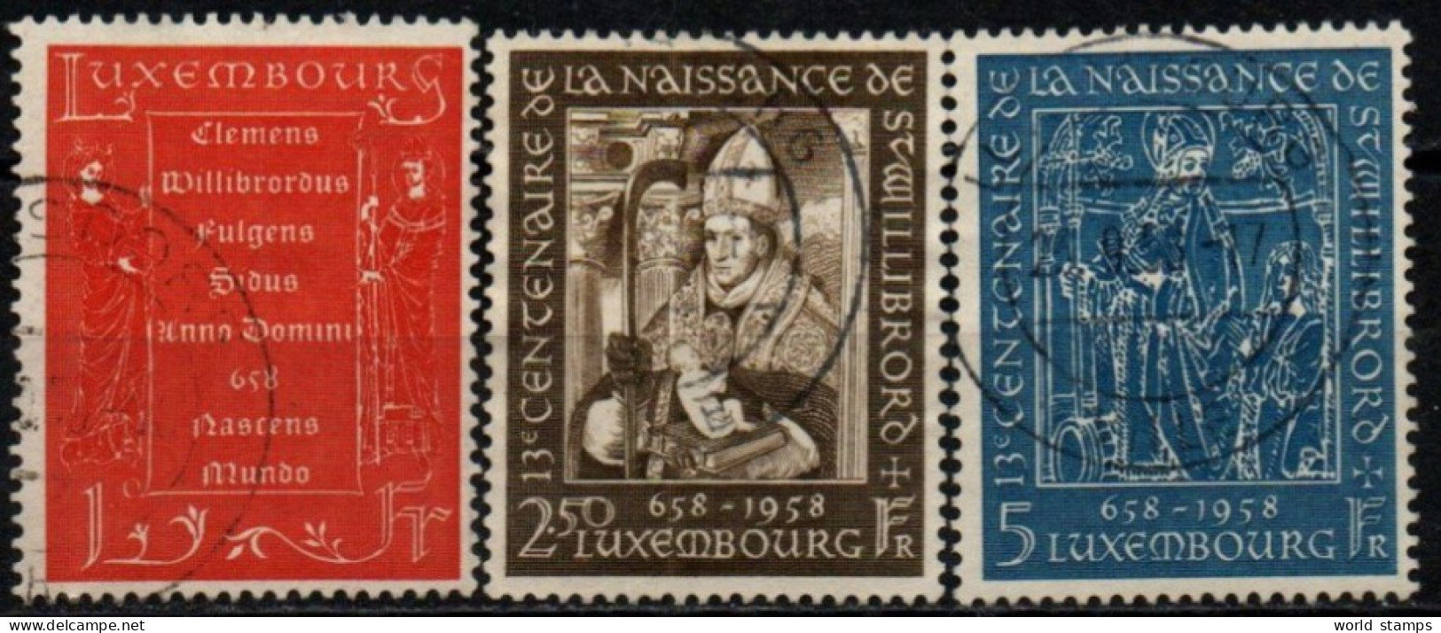 LUXEMBOURG 1958 O - Oblitérés