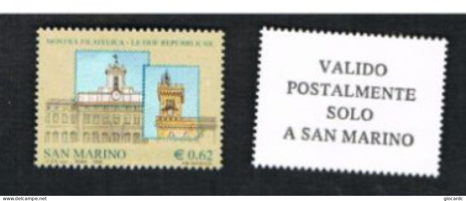 SAN MARINO - UN 2103 - 2006  LE DUE REPUBBLICHE, BY BF    - MINT ** - Unused Stamps
